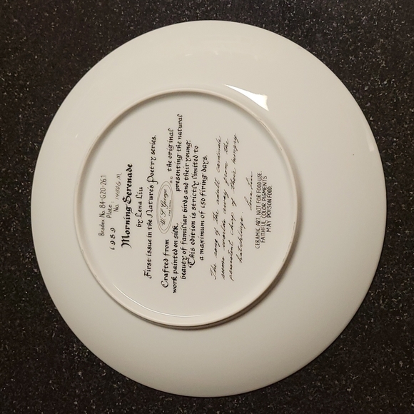 Lena Liu's Morning Serenade Plate - Picture 2 of 4